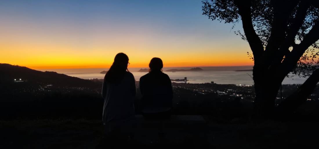 Espectacular puesta de sol